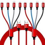 Multi Charging Cable,10Ft 2Pack Mul