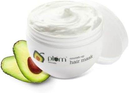 Plum Avocado NourishUp Hair Mask For FrizzFree Hair Contains Avocado Oil Argan Oil Shea Butter Hair Spa Treatment For Smooth Hair 100 Vegan, White, 250 gram