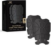 Hmyl Easy Knee Pad Insert for Work Pants/Bibs, Uniforms, and Tactical Pants, Breathable Knee Pad Inserts for Construction, Flooring, and Garage, 11.5''×7.9''×0.45'', BLACK, 3 Pairs