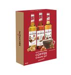 Monin Special Occasion Coffee Syrups Gift Set 3x5cl. 1x Gingerbread, 1x Salted Caramel, 1x Honeycomb.Make Flavoured Coffees at Home. Vegetarian, 100% Natural Flavours