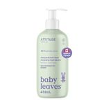 ATTITUDE Baby 2-in-1 Shampoo and Body Wash, Made in Canada, EWG Verified, Dermatologically Tested, Vegan, Sweet Apple, 473 mL