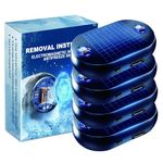 Electromagnetic Car Defroster – Solar-Powered Windscreen De-Icer with 360° Anti-Freezing, Fast Ice Removal, Rechargeable Winter Car Heater for Frost Prevention 4pcs