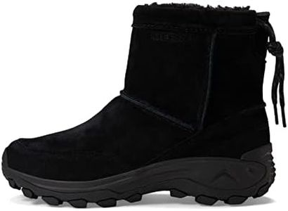 Merrell Women's Winter Pull on Snow Boot, Black, 7.5 US