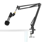 SM57 Mic Stand with Pop Filter - Microphone Boom Arm Stand with Windscreen Foam Compatible with Shure SM57-LC Cardioid Dynamic Microphone by YOUSHARES