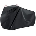 Faireach Bike Cover Waterproof Outdoor, 210D Premium Fabric Bicycle Cover, Anti Dust Rain Snow UV, Bike Rain Cover for Mountain, Road & Heavy Duty Bikes with Lock Holes & Storage Bag