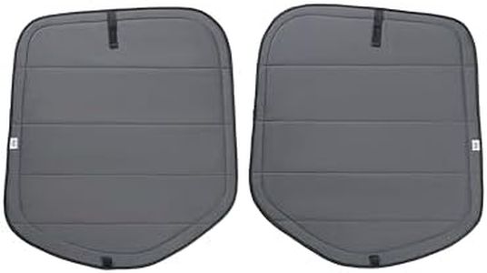 VANLUSIS Extra-Thick Magnetic Insulated Rear Door Window Covers (Pair) for 2019-2026 Mercedes-Benz Sprinter VS30, Bare Metal Frames, Blackout Privacy Sun Shades for Stealth Camping, Dark Gray