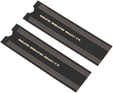 2Pcs M.2 SSD Disipador de Grafeno, Disipador térmico de grafeno de Cobre, Disipador Térmico de Grafeno de Cobre para M.2 SSD Memoria de Ordenador Portátil (2pcs)