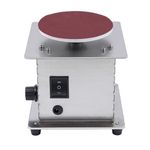 6000RPM Mini Disc Sander, 4 inch Electric Small Sanding Disc Machine with Forward and Reverse Function DIY Benchtop Sanding Polishing Grinding Machine for Wood, Metal, Stone, and Scissors Sanding