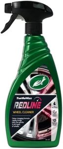 Turtle Wax Redline Wheel Cleaner, 500ml - Non-Acidic, Safe for All Alloys, Decals and Wheel Nuts - Thick Gel for Max Cling, Instant Contact Cleaning, Only Water Pressure Required