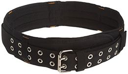 Custom Leathercraft CLC 5623 Padded Comfort Belt, 3 Inch Wide,Black