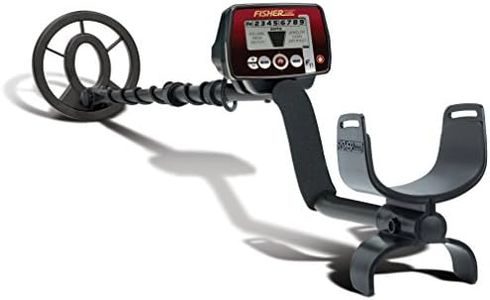 Fisher F11 Metal Detector for Adults & Kids, Lightweight with 7” Waterproof Searchcoil, 3 Search Modes, Pinpoint Function, and 4-Tone Audio ID for Coins, Jewelry, and Relics