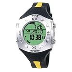 Pyle-Sport PSWDV60Y Advanced Dive Meter With Water Depth Temperature Dive Logand Auto EL Backlight