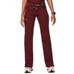 FIGS Kade Cargo Scrub Pants for Women - Burgundy, M-Tall