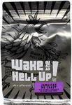 Wake The Hell Up! Ground Coffee | Ultra-Caffeinated Jamaican Me Crazy Flavored Coffee in a 12-Ounce Reclosable Bag | The Perfect Balance of Higher Caffeine & Great Flavor