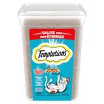 TEMPTATIONS Adult Cat Treats, Tempting Tuna Flavour, 454g Tub