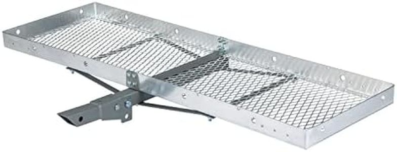 Curt 18100 Aluminum Cargo Carrier with Folding Shank - 2 Piece