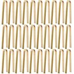 NICECRAFT 30 Pcs Wooden Tongs for Charcuterie Mini Bamboo Tongs Disposable Tongs for Serving Food NaturaL Wooden Cooking Toast Tongs, WT30