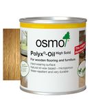 Osmo Polyx®-Oil - Hard Wax Oil 3032, Clear Satin, 0.375L - Durable Wood Oil for Wooden Furniture, Water-Resistant Floor Wax, Wood Treatment & Wood Finish - Ideal for Oak, Pine, Spruce, Beech & More