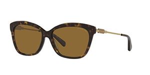 Coach HC8305 Women's Sunglasses Dark Tortoise/Brown Polar 57