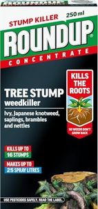Roundup Tree Stump Killer 250ml | Powerful Stump & Root Weedkiller | Kills Tree Stumps, Ivy & Tough Weeds to the Root | Glyphosate Formula