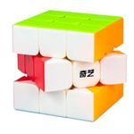 Cubelelo Warrior 3x3 Stickerless Speedcube Puzzle for Kids & Adults | Magic Speedy Stress Buster Brainstorming Puzzle Cube (Multicolor)