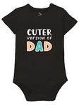 Zeezeezoo Cuter Version of DAD Newborn Baby Romper Bodysuit Onesie Clothes Dress Fathers Day Photoshoot Theme 3-6 Months