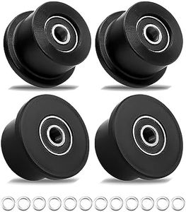 Upgrade Gym Replacement Wheel Rollers Fit for Total Gym 1000 1100 1400 1500 1600 1700 1800 1900/Achiever/Force/Gold/FIT Max/Platinum/Pro/Supra/Supreme/Ultima/Ultra/X-Force/XLi, 4Pcs