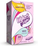 Wyler's Light Singles to Go Powder Packets, Water Drink Mix, Variety Pack, Watertok Fun Flavors, Cotton Candy, Mermaid, Peach Ring, Unicorn, Sugar & Caffeine Free, On-The-Go, 20 Count (Pack - 1)