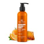 Botanic Hearth Mandarin Orange & Honey Body Wash with Lemon Peel Extract for a Radiant Glow | Sulphate & Paraben Free | Suitable for All Skin Types | Shower Gel for Men and Women| 245ml