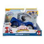 Marvel's Spidey and his Amazing Friends SNF0199 Power Rollers-Black Panther 6-Inch Pull Back Flipping Car-Toys Featuring Your Friendly Neighbourhood Spideys