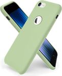 VONZEE Liquid Silicone Soft Back Cover for iPhone 6 / 6s Case, Shockproof Slim Camera & Full Body Protection Non Yellowing Cover with Microfiber Lining & Logo Cut (4.7 Inch) -Matcha Green