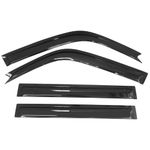 Window Visor Compatible with 1996-2000 Toyota Rav4 4Door, Slim Style Acrylic Smoke Tinted 4PCS Sun Rain Shade Guard Wind Vent Air Deflector by IKON MOTORSPORTS, 1997 1998 1999