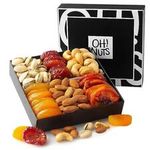 Nut and Dried Fruit Gift Basket - Prime Arrangement Platter- Assorted 6 Variety