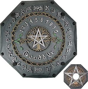 Nemesis Now Grey Talking Board 34cm NOW192 Planche parlante Grise Ouija 34 cm, Imprimée Lettre, Gris