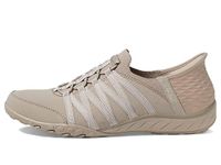 Skechers Women's Breathe Easy-Roll with Me Sneaker, Taupe, 8.5