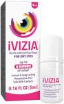 iVIZIA Sterile Lubricant Eye Drops for Dry Eyes, Preservative-Free, Moisturizing, Dry Eye Relief, Contact Lens Friendly, 0.16 fl oz Bottle Packaging May Vary