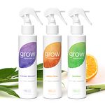 Grow Fragrance Scented Fabric and Room Air Freshener Spray - Certified Non-Toxic, 100% Plant-Based Essential Oils - 5 oz (Lav Blossom, Bamboo, Cedar Citrus 3-Pack)