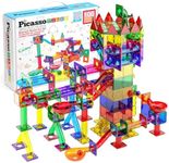 PicassoTiles 100pc Magnetic Marble 