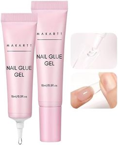 Makartt Nail Glue Gel for Press On Nails, Extra Strong 3 in 1 Solid Nail Glue for False Nail Tips, Long-Lasting 3D Gel for Acrylic Decoration, Curing Required,30 ML