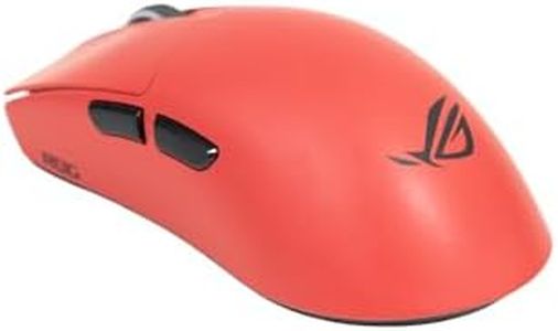 ASUS ROG Harpe II Ace Wireless Esports Gaming Mouse – Pro-Tested, Right-Handed, 48g Lightweight, Tri-Mode Connectivity, 42K DPI, 8K Polling, 101Hr Battery, Web-Based Tool, PC/Mac Support – Lava Red