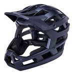 KALI Unisex's Helmet Invader 2.0 SLD MAT BLK, 58-62