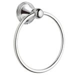 Moen DN8486CH Inspirations Towel Ring (Chrome), 7"