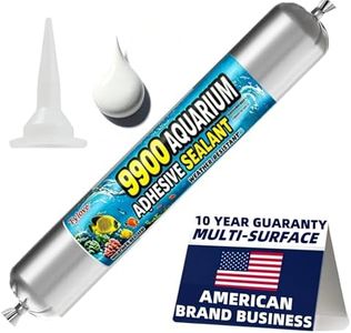 Tylove 9900 Silicone Waterproof Sealant for Roof, Wall, Fish Tank, RV & Metal Repair | Heat, Tear, Stretch & UV Resistant, Non-Toxic (Matte White)