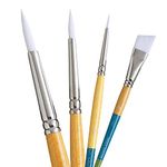 Darice Princeton 9850SET-3 Snap Paintbrush Set, White