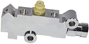 A-Team Performance - Disc/Disc Front Disc Rear Brake Proportioning Valve Universal PV4C - Compatible with GM Street Rod Classic Car and Truck Chrome