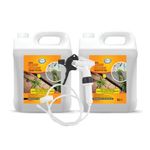 JOVS Weed Killer 2x 5L Ready to Use – Fast Acting Weed Killer Spray for Patios, Paths, Driveways & Gardens – Contains Acetic Acid – Kills Moss & Common Garden Weeds.