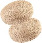 XIMING 2Pcs Natural Knitted Straw C