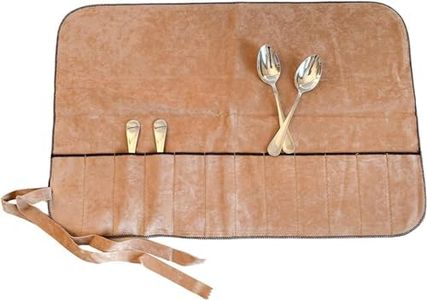 Hagerty Silver Guard Cutlery Roll funda para cubiertos de plata y plateados 48x32 cm I práctico portacubiertos para cucharas de café con 12 compartimentos I con protección antideslustre