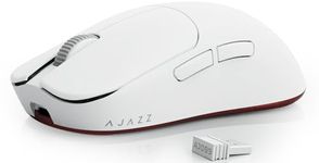 AJAZZ AJ099 PRO X SUPERLIGHT Wireless Gaming Mouse,Ultra-Light(56g),Pixart Sensor PAW3311,Up to 12000DPI,2.4G/USB-C Wired Gaming Mice,6 Programmable Buttons,200Hrs Battery,for PC/MAC/PS4/XBOX - White