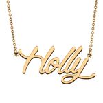 Unique Made Best Friends Holly Name Necklace for My Bitchs Birthday Gift